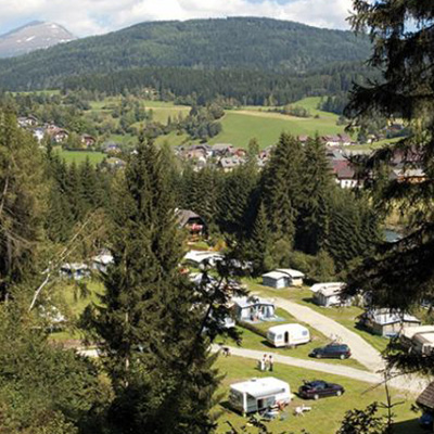 Waldcamping Tamsweg von oben